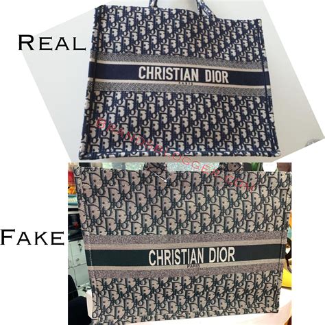 christian dior book tote bag fake vs real|authentic dior saddle bag.